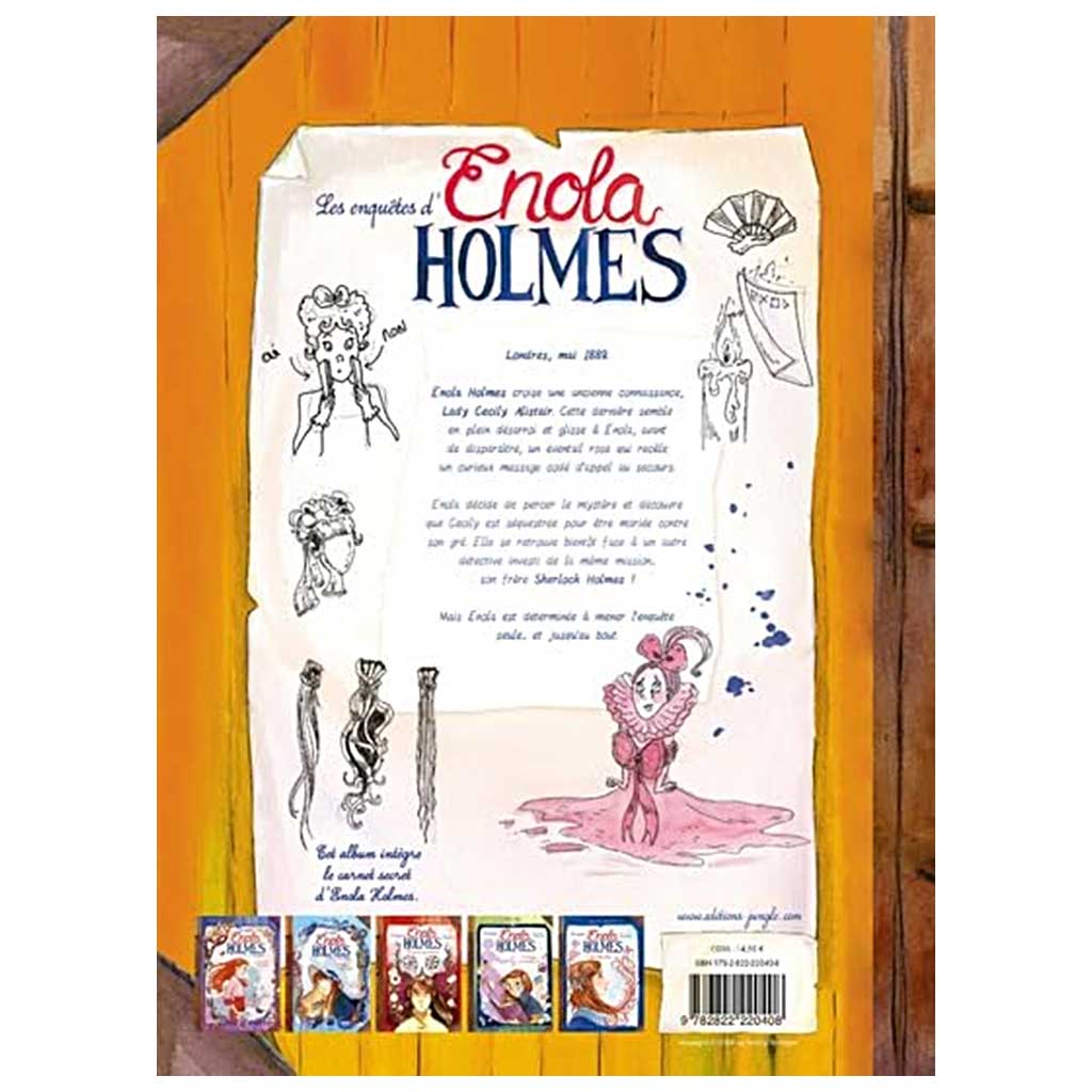 Serena Blasco - Les enquêtes d'Enola Holmes Tome 4 - Le secret de l'éventail