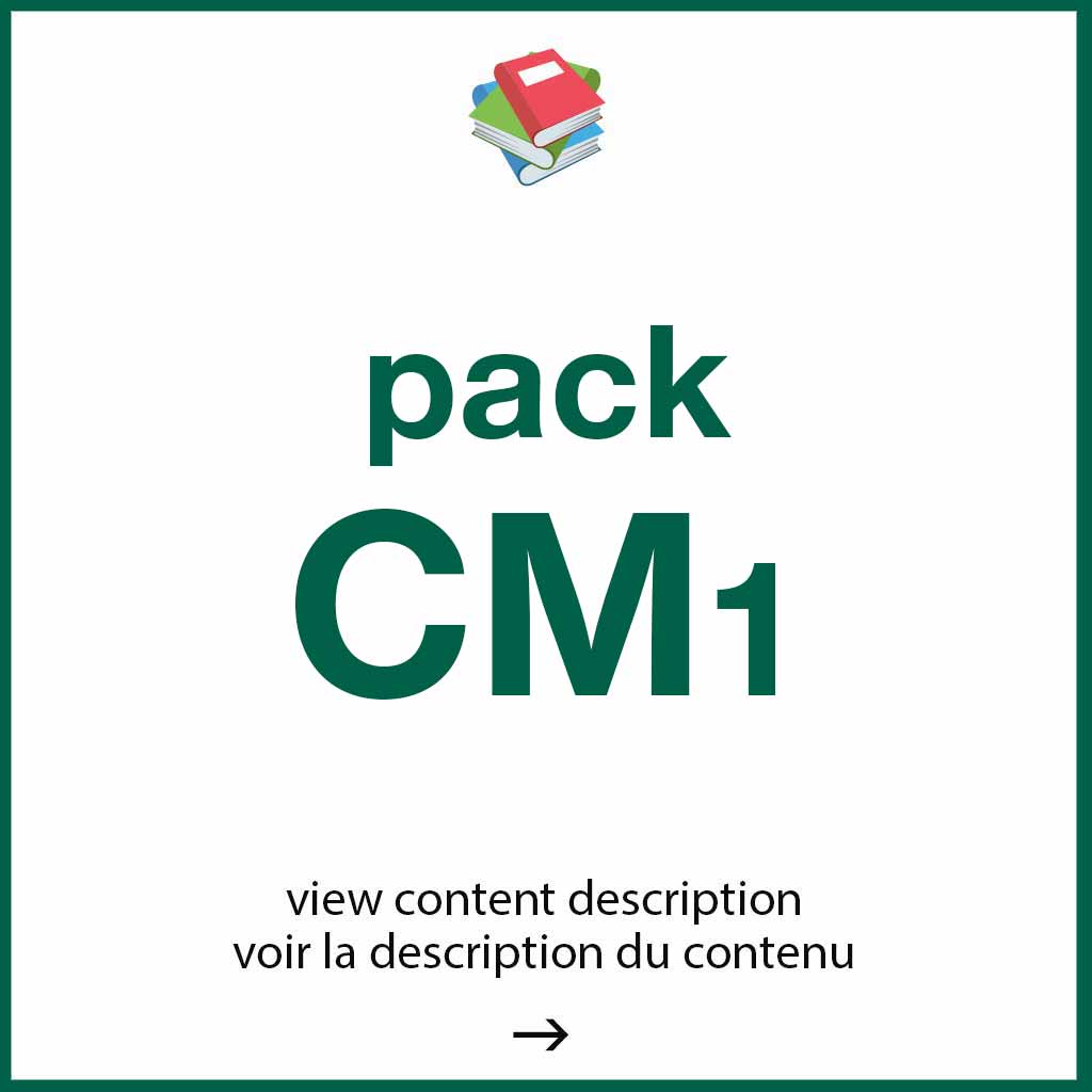 Pack - classe de CM1