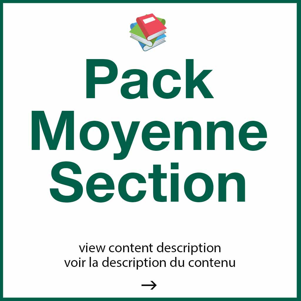 Pack Moyenne Section