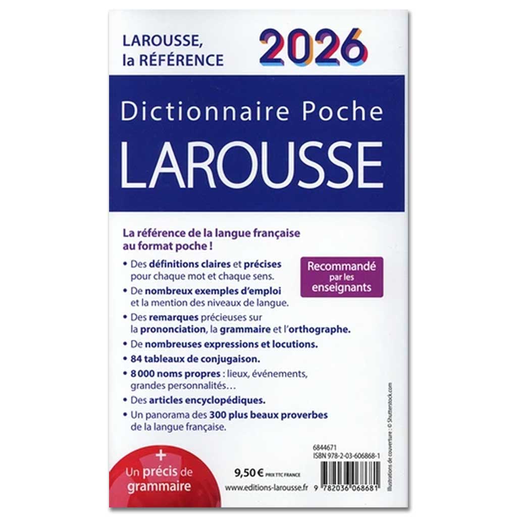 Dictionnaire Larousse Poche - Edition 2026