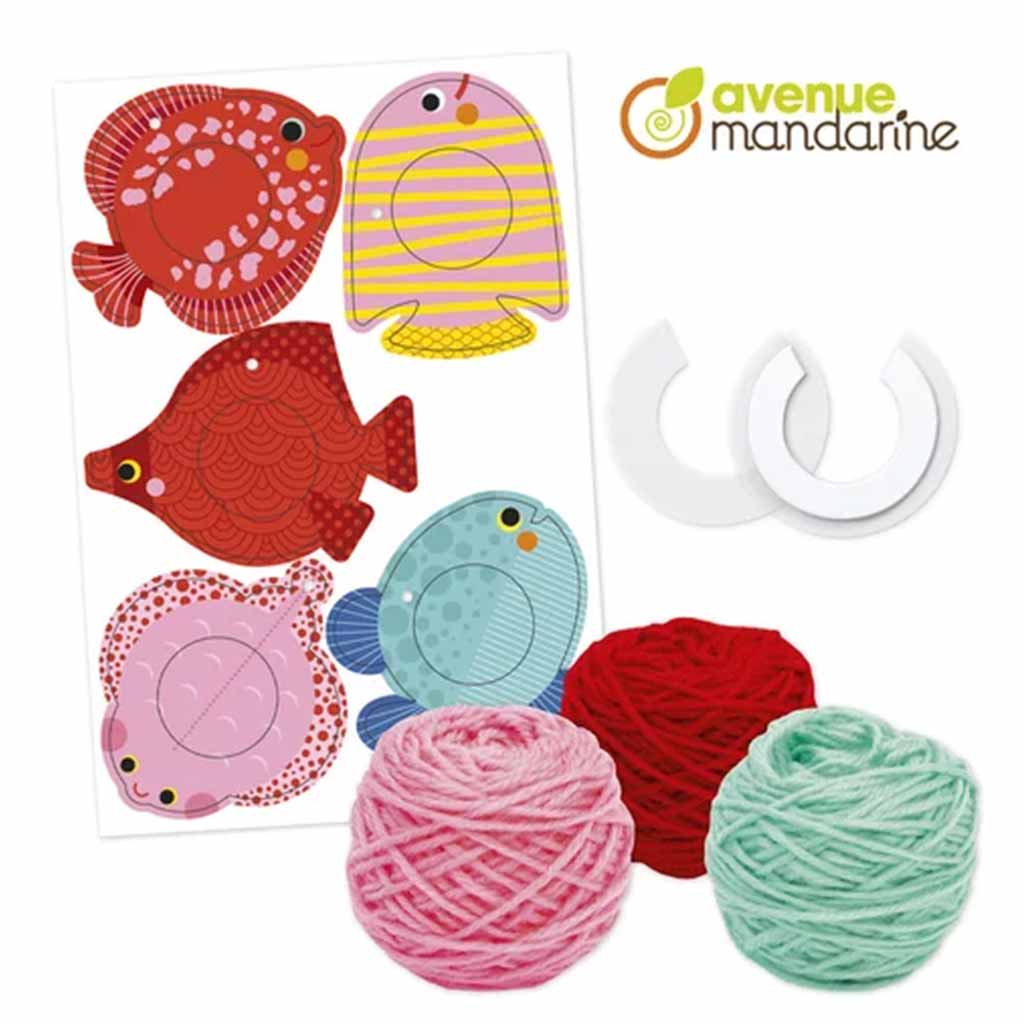 Boîte créative Pompons - AVENUE MANDARINE