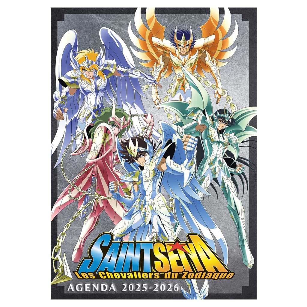 Agenda scolaire 2025-2026 Saint Seiya Les Chevaliers du Zodiaque