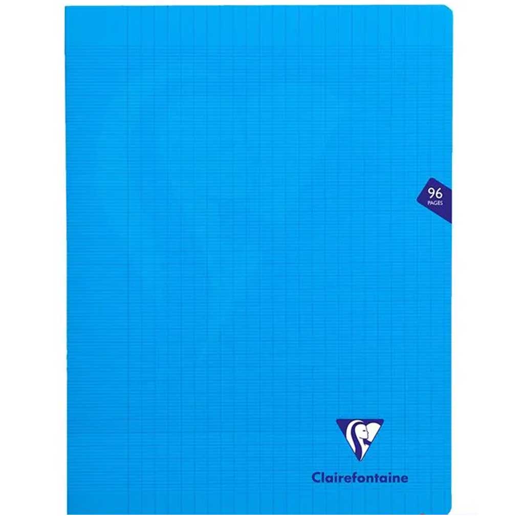 Cahier 24x32 - 96p. Séyès - CLAIREFONTAINE couleurs au choix