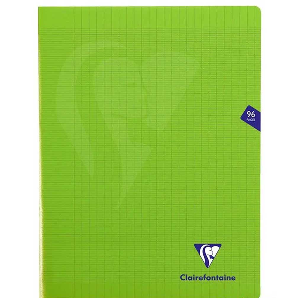 Cahier 24x32 - 96p. Séyès - CLAIREFONTAINE couleurs au choix