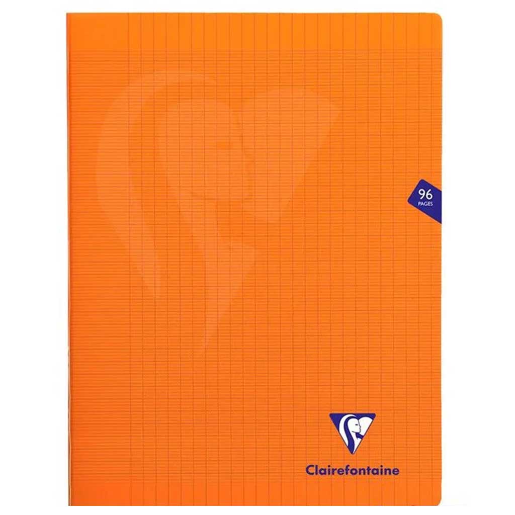 Cahier 24x32 - 96p. Séyès - CLAIREFONTAINE couleurs au choix