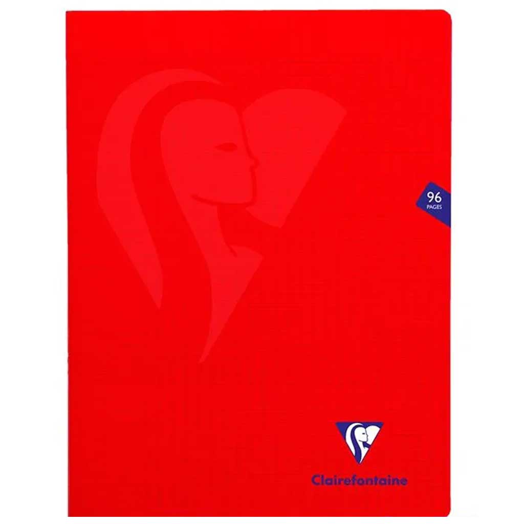 Cahier 24x32 - 96p. Séyès - CLAIREFONTAINE couleurs au choix