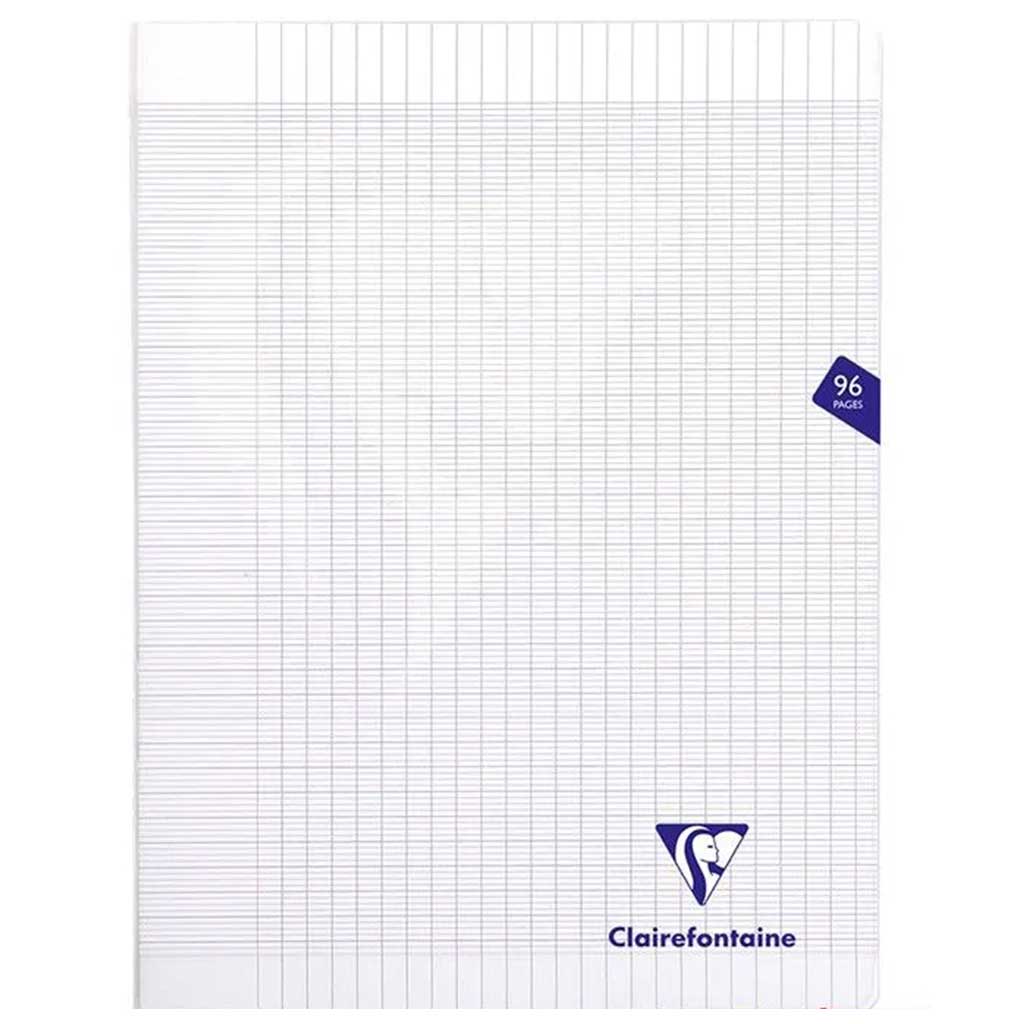 Cahier 24x32 - 96p. Séyès - CLAIREFONTAINE couleurs au choix