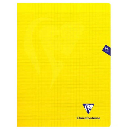 Cahier 24x32 - 96p. Séyès - CLAIREFONTAINE couleurs au choix