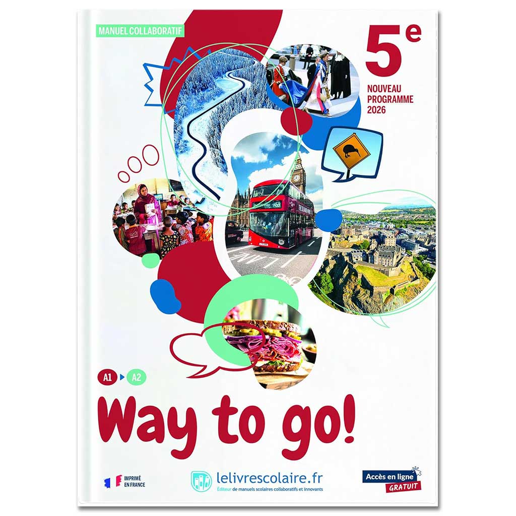 WAY TO GO! Anglais 5e (2026) - manuel -