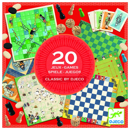 DJECO 20 Classic games (ages 6+)