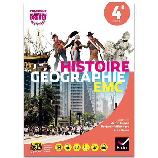 Histoire-Géographie-EMC 4e - Manuel de l'élève