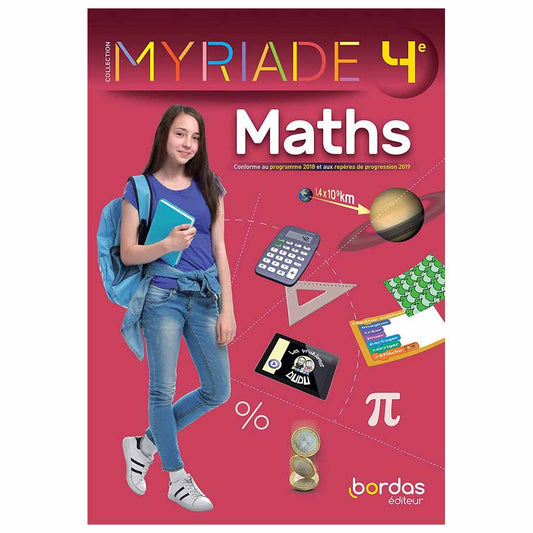 Myriade Maths 4e 2021 - Manuel élève