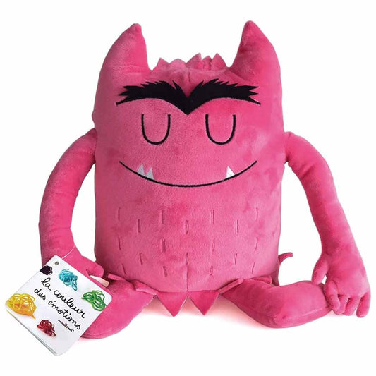 LE MONSTRE DES COULEURS - PELUCHE ROSE