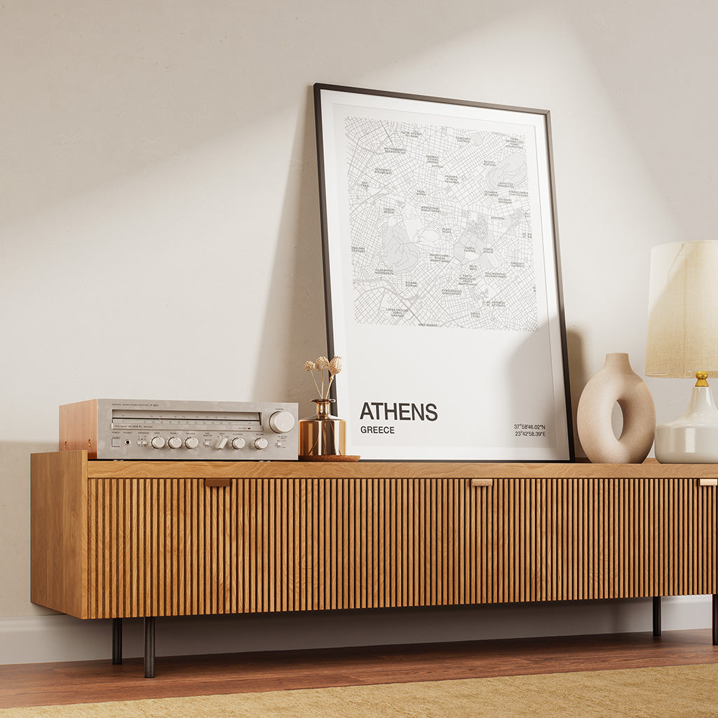 POSTER - Athens center map | square