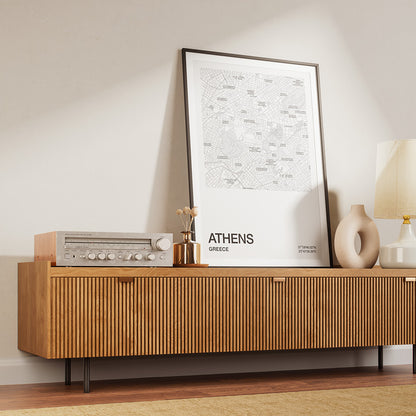 POSTER - Athens center map | square