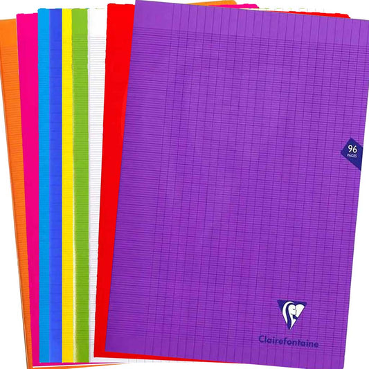 Cahier A4 96p Grands Carreaux Séyès - CLAIREFONTAINE