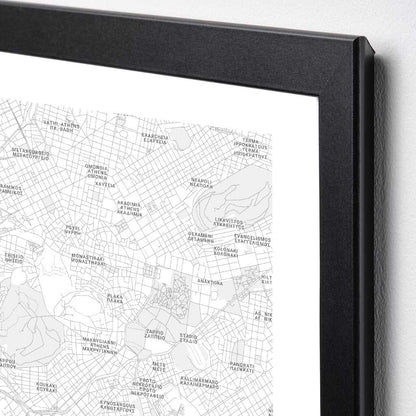 POSTER - Athens center map | square