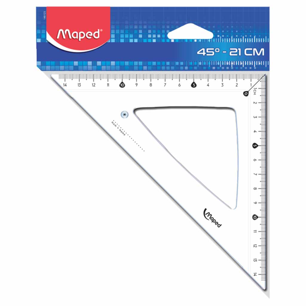 Équerre Primaire 45° - MAPED