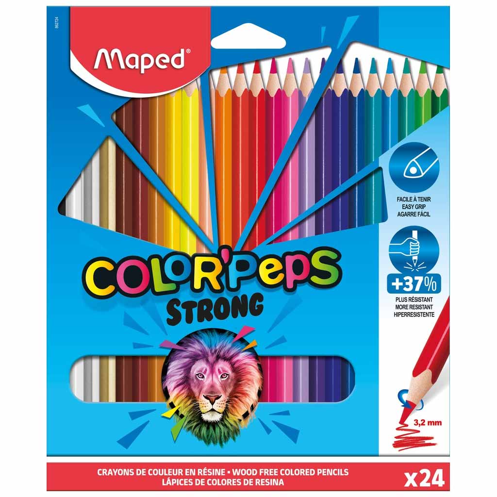 Crayons de couleur x24 - MAPED