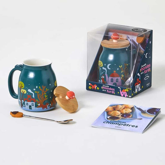 Mug Cuillère Livre - Les petits mondes de la forêt