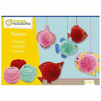 Boîte créative Pompons - AVENUE MANDARINE