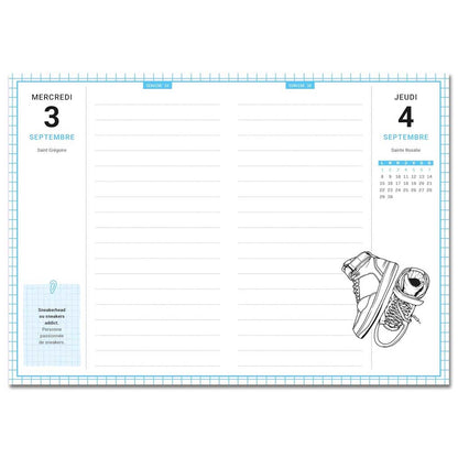 Agenda scolaire sneakers 2025-2026