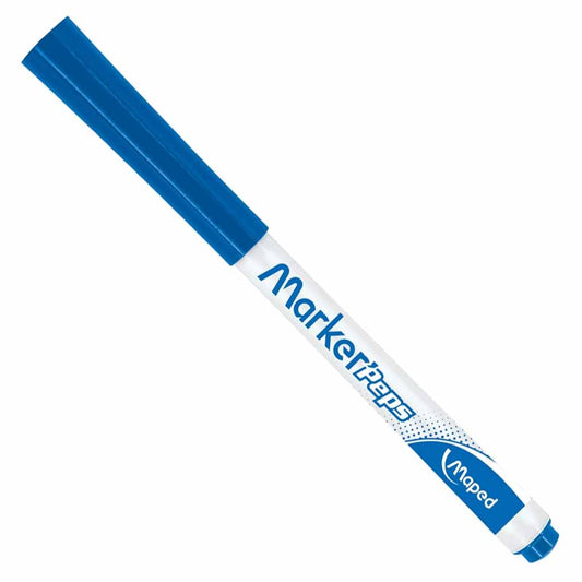 Whiteboard Marker erasable, blue - MAPED