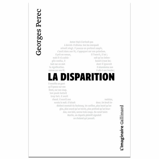 bookcover of Georges Perec - La Disparition